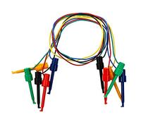 Yohii - Cavi per test con gancio a clip, per test elettronici, in silicone, lunghezza 50 cm, 5 pezzi