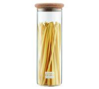 Bodum 8525 - 109 - 2 YOHKI Contenitore con tappo in sughero, Vetro, trasparente, 29.5 x 10.29 x 10.29 cm, trasparente, 1.9 L