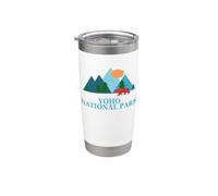 Yoho National Park in Canada Nature Vacation Souvenir Design Bicchiere termico in acciaio inox doppia parete