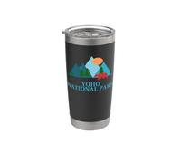 Yoho National Park in Canada Nature Vacation Souvenir Design Bicchiere termico in acciaio inox doppia parete