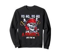 YoHo YoHo A Pirate's Life For-Me Spettrale Scheletro Pirata Felpa