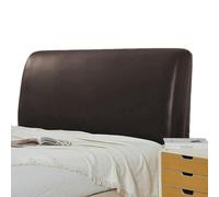 YOHOCS Copri Testata Letto Matrimoniale in Pelle PU, Copritestata Copri Testiere Letto, Protezione Copertura per Testiera del per la Decorazione del Letto,caffè,200cm