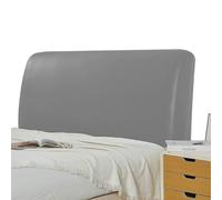 YOHOCS Copri Testata Letto Matrimoniale in pelle PU, Copritestata Copri Testiere Letto, Protezione Copertura per Testiera Del per la decorazione del letto,Grigio,180cm