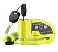 YOHOOLYO Bloccadisco Moto Lucchetto Moto Antifurto con Allarme Sonoro 110DB