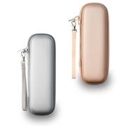 YoHyien 2 Pezzi Custodia Spazzolino Elettrico per Oral B iO/Oral B Pro/Philips Sonicare, Portatile Porta Spazzolino Elettrico da Viaggio, Astuccio Protettivo Rigido per Viaggio (Argento + Oro Rosa)