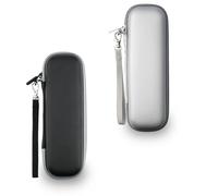 YoHyien 2 Pezzi Custodia Spazzolino Elettrico per Oral B iO/Oral B Pro/Philips Sonicare, Portatile Porta Spazzolino Elettrico da Viaggio, Astuccio Protettivo Rigido per Viaggio (Bianco + Argento)