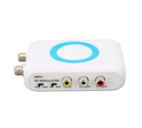 Yoidesu Modulatore RF M65A-NTSC, modulatore NTSC TV Link Convertitore AV a RF, convertitore demodulatore VHF con canale di uscita selezionabile, per sistemi CATV