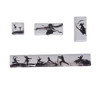 Yoidesu Set di Copritasti PTB, 4 Pezzi Copritasti Personalizzati Comodi Copritasti PTB Copritasti Sostitutivi per Tastiere Meccaniche