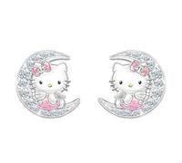Yoimckay 1 Paia Orecchini in Argento da Donna,Cartoon Anime Orecchini,Kawaii Cute Orecchini,Orecchini Regali,per Donne, Ragazze e Bambini,Regalo di Compleanno