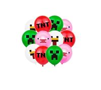 Yoimckay 16 Pezzi Palloncini Decorazione per Feste di Compleanno Bambini - Cartoon in Lattice, Multicolore