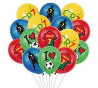 Yoimckay 16 pz decorazioni di compleanno a tema calcio ragazzo palloncino calcio calcio calcio partito decorazioni decorazioni per feste di calcio palloncino Deco palla compleanno sport tema festa