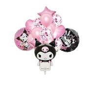 Yoimckay 17 pezzi palloncini a tema cartoni animati, decorazioni per feste di compleanno, palloncini in alluminio, decorazioni di compleanno per bambini, baby shower, feste a tema