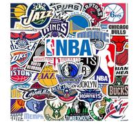 Yoimckay 32 Pezzi Adesivi Logo Della Squadra di Basket, Pallacanestro Adesivi Sportivi, Adesivi Vinile Impermeabile per Laptop, Bottiglia D'Acqua, Skateboard, Regali per Bambini Adolescenti Adulti