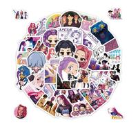 Yoimckay Set di 74 Adesivi Kpop Hunters, Huntrix Merch Stickers Anime, Impermeabili in Vinile, Personalizzati Decorazione per Portatile, Auto, Valigia, Skateboard, per Bambini e Adolescenti Adulti