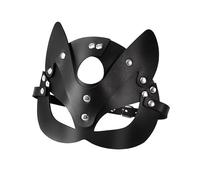 Yoimckay Stegosaurus Cat Mask Costume Animal Half Face Mask Cosplay Halloween Party Costumes Accessory for Women Ladies, Masquerade Bunny Face Masks for Night Club & Cosplay