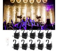 YOIUTRGDK Macchina a scintilla fredda, telecomando, altezza spruzzo 1-5 m, effetto cascata fuochi d'artificio, 10 ricevitori, macchina for fontane con effetti speciali fuochi d'artificio