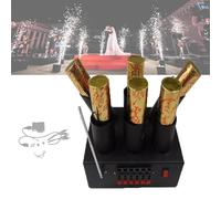 YOIUTRGDK Macchina for fuochi d'artificio con grilletto remoto da palco, sistema di accensione wireless professionale a 6 canali, distanza di controllo remoto da 98 piedi a 165 piedi