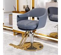 YOIUTRGDK Poltrona da barbiere con pompa idraulica for carichi pesanti, attrezzatura for bellezza spa regolabile girevole a 360°, poltrona da parrucchiere for barbiere domestico(Blue B)