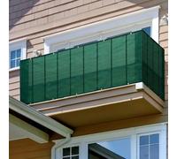 YOIUTRGDK Schermatura for la privacy del balcone, Rete for recinzione del balcone, Copertura schermante in poliestere opaco al 100% - for veranda, terrazza, cortile esterno(1x15m)