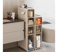 YOIUTRGDK Vetrina da terra, cassettiera impilabile, mobiletto da bagno, unità organizzativa for mobili for riporre la casa, for l'ingresso della cucina dell'ufficio(4 tier)