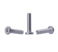 YoiYee Bulloni M6 a testa piatta esagonale per mobili, filettati metrici 6 mm x 25 mm, per culle, letti, culle e sedie, confezione da 10