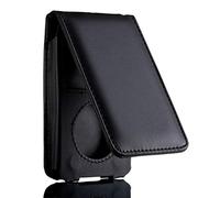 YoiYee Custodia per iPod Classic, in pelle sintetica, con clip per cintura, per Apple iPod Classic 80 GB, 120 GB e 160 GB (6a/7a generazione), colore nero