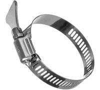 YoiYee Fascetta stringitubo da 21-44 mm, in acciaio inox 304, regolabile, con vite a galletta, a farfalla, in metallo, per fissare gas/carburante tubo, confezione da 4