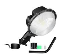 YOJZMA 100W Luce LED per fienile, 10000LM tramonto all'alba illuminazione esterna con fotocellula luci area cortile, 6000K luce diurna IP66 AC 85-265V luci di sicurezza per giardino, garage, cortile