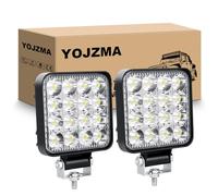YOJZMA 2 pezzi 48W Mini LED Fendinebbia, 4 pollici LED Luce di lavoro 12V 24V Spot Flood Lampada di guida per fuoristrada camion barca pick-up SUV ATV UTV 4X4WD