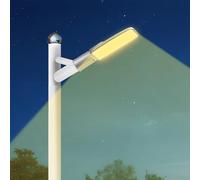 YOJZMA Proiettore Lampione Led Esterno, 30W 3000LM Luce Stradale a LED | Bianco Caldo 4000K, Impermeabile IP66, Fari di Sicurezza per Giardino Strada Parcheggio Campo da Basket Cortile Piazza Garage