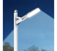 YOJZMA Proiettore Lampione Led Esterno, 50W 5000LM Luce Stradale a LED | Bianco 6000K, Impermeabile IP66, Fari di Sicurezza per Giardino Strada Parcheggio Campo da Basket Cortile Piazza Garage