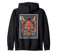 Yokai Oni Face Devil - Maschera per Tatuaggi Giapponesi Felpa con Cappuccio