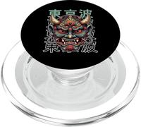 Yokai Oni Maschera per il viso Diavolo Giapponese Demone Giapponese Maschera Oni PopSockets PopGrip per MagSafe