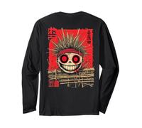 Yokai Voodoo Horror Japan Backprint Streetwear Art Maglia a Manica
