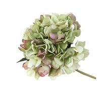 Yokawe Fiori di ortensie Artificiali Fiori di Stoffa di ortensie finte per centrotavola di Nozze Mazzi di Fiori Decorazioni Floreali Fai-da-Te Decorazione Domestica con steli Verde