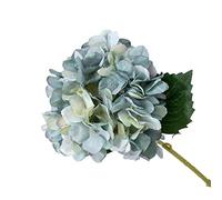 Yokawe Fiori di ortensie Artificiali Fiori di Stoffa di ortensie finte per centrotavola di Nozze Mazzi di Fiori Decorazioni Floreali Fai-da-Te Decorazione Domestica con steli Blu