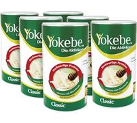 Yokebe Classico frullato dietetico per dimagrire, senza glutine e vegetariano, ricambio per la perdita di peso con proteine di alta qualità, confezione risparmio 6 x 500 g = 6 x 12 porzioni