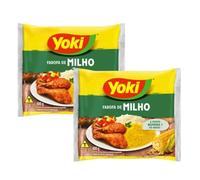 Yoki Farofa de Milho Temperata (Farofa di Mais Brasiliana) - 2 Confezioni da 400 g (Totale 800 g)