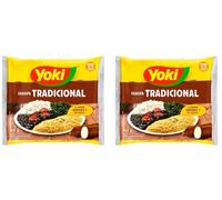 Yoki Farofa Mandioca Brasil | Farina di manioca pronta all'uso | Cassava 400 g x 2