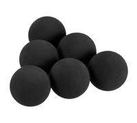 YOKIVE 10 Palline Da Golf In Schiuma EVA, Palline Sportive In Spugna Per Esercizi Di Volo E Swing Per Allenamento Golf Al Chiuso (Nero, 42-mm)