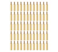 YOKIVE 100pz M2.5 Distanziale Viti, Ottone Esagonale PCB Distanziali, Mantiene Altezza Consistente, Ottimo per Scheda Madre (Tono oro, 15mm+6mm)