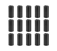 YOKIVE 15pz Distanziatori Distanziale, Alluminio Rotondo Dritto Distanziale | Prevenzione Giunto Deformazione, Ottimo per Robot, Drone (Nero, M3, 12mm)