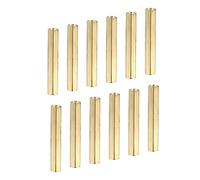 YOKIVE 25pz M3 Distanziatori, Ottone Esagonale PCB Distanziali Dadi, Mantieni Altezza Coerente, Ottimo per Scheda Madre, Circuito Scheda, Elettronica (Oro Tono, 30mm)