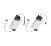 YOKIVE 2pz 12-18W Costante Corrente 300mA LED Driver, AC 85-265V Vieni con DC Connettore | Corto Circuito Protezione, Ottimo per LED Display (Uscita 36-65V)