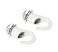 YOKIVE 2pz Lega M10 Soffitto Gancio Placca Sospensione Bianco 0,91x1,22-"