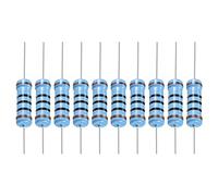 YOKIVE 30pz Metallo Pellicola Resistori, 100 Ohm Resistore con 1W 1% Tolleranza, Buono per Fai-da-Te Progetti Elettronici (5 Fasce Colore, 11±2mm)