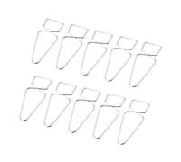 YOKIVE 30pz Soffitto Ganci Molle Inossidabile Acciaio Goccia Appendi Appendere Fai-da-te Artigianato Decorazione, Ottimo per Casa, Ufficio, Negozio (Argento, 2,48x1,14x0,59-")