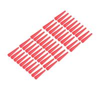 YOKIVE 50pz Silicone Gomma Tappi Conici Tappi per Lab Rosso 1,5mm a 3,5mm | Alta Temperatura Resistenza, Protezione Foro, Industria