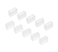 YOKIVE 50pz Silicone Spina, LED Tubo Striscia Estremità Tappo Copertura Impermeabile, Ottimo per Ufficio, Casa (Bianco, Vestibilità per 5050 Striscia larga 10 mm )