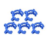 YOKIVE 5pz Giunto Clip, Laboratorio Plastica Clip Fissaggio Vetro Strumenti, Ottimo per 24/25mm e 24/40mm Vetro Taper Giunto Laboratorio Connettore (Blu)